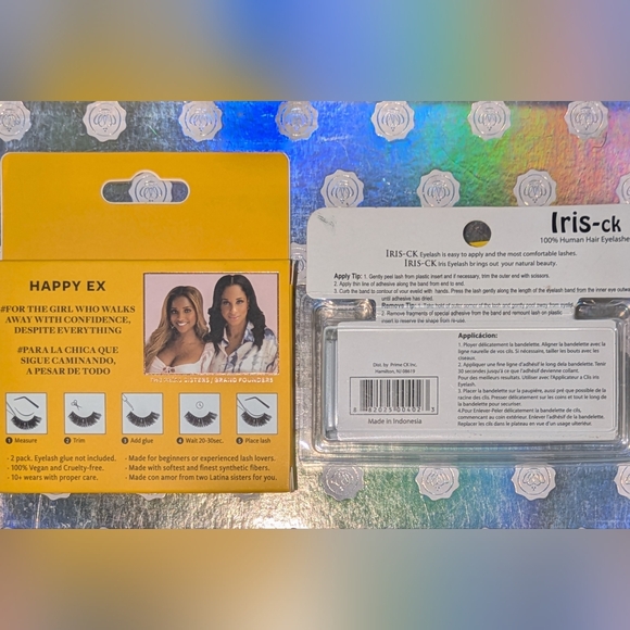 Lot of 2 Packs Of Eyelashes ~ Luna Magic Happy EX & Remy IRIS - CK #79 ~ NEW - Picture 3 of 3